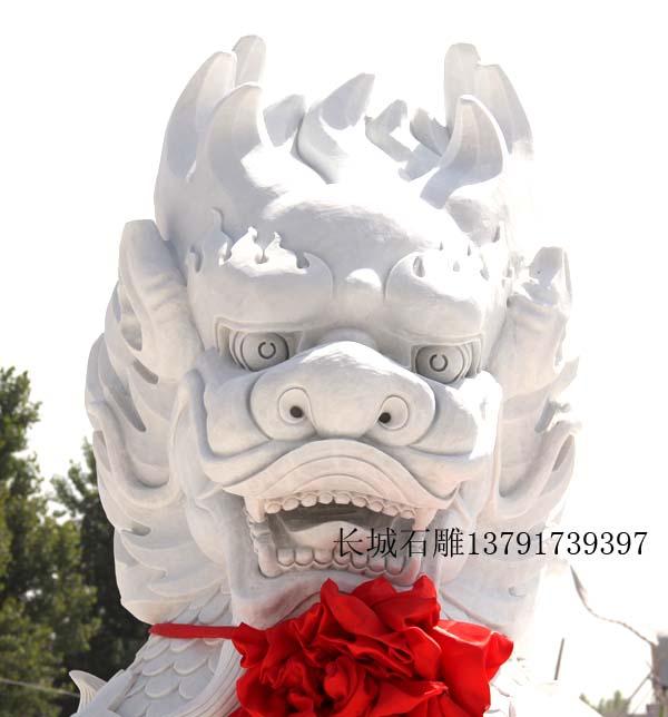 漢白玉麒麟雕刻