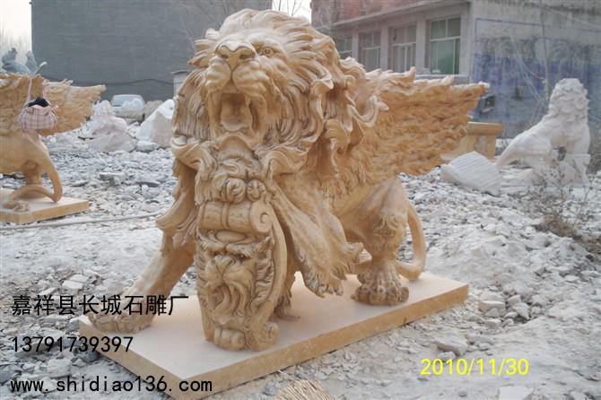 我廠制作的歐洲風格的石雕獅子