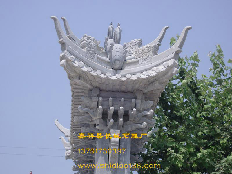 牌樓的復雜斗拱