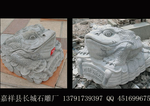 靈巧之作，聚財(cái)金蟾雕刻雕塑