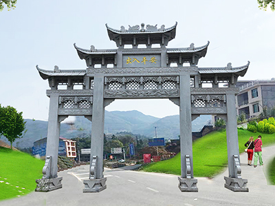 暢銷型農村牌坊圖片樣式大全
